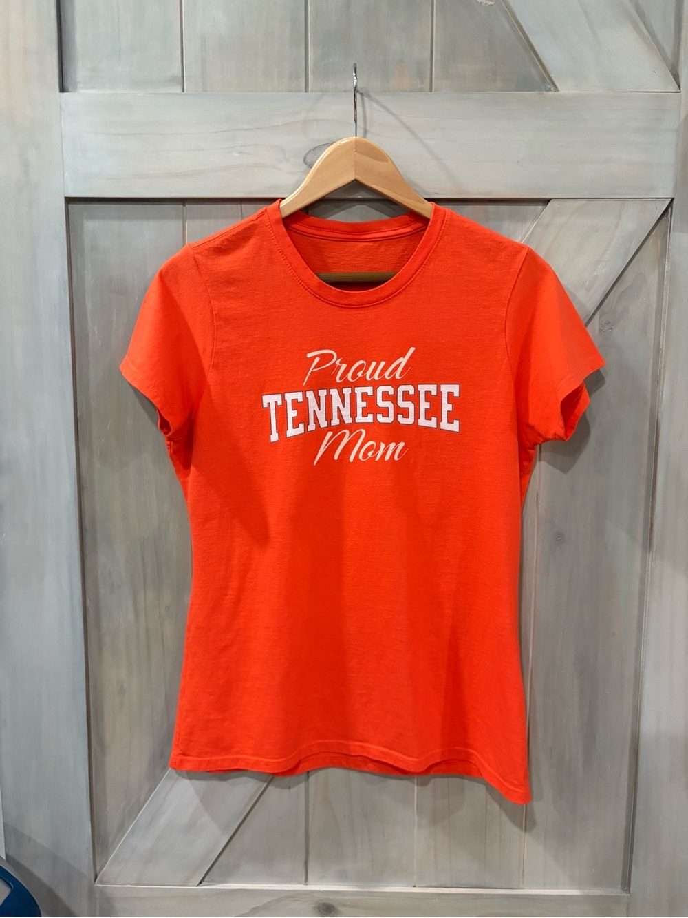 Proud Tennessee Mom Short Sleeve Tee - Orange